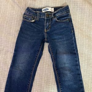 Old Navy Toddler Boys Dark Blue Straight-Leg Jeans